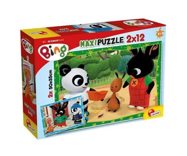 Bing és barátai: Télen-nyáron 2x12db-os maxi puzzle