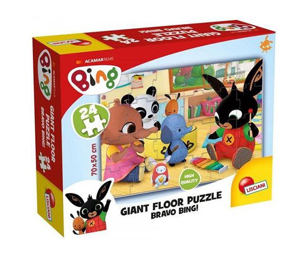 Bing: Bravo Bing! óriás padló puzzle 24db-os