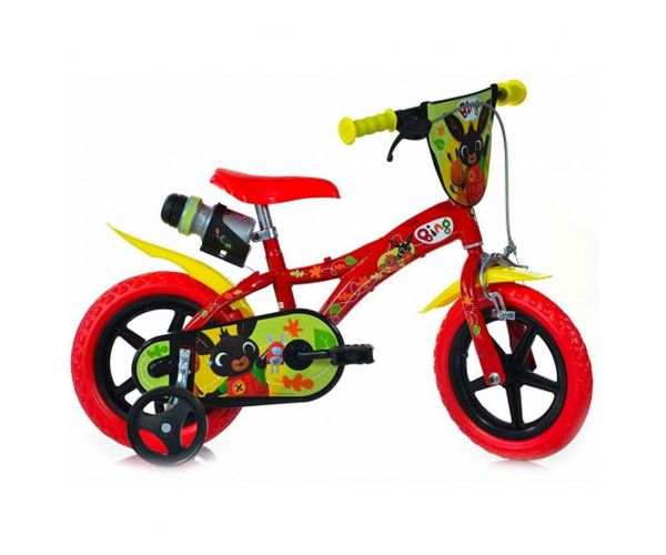Bing piros gyerek bicikli 12-es méretben - Dino Bikes kerékpár
