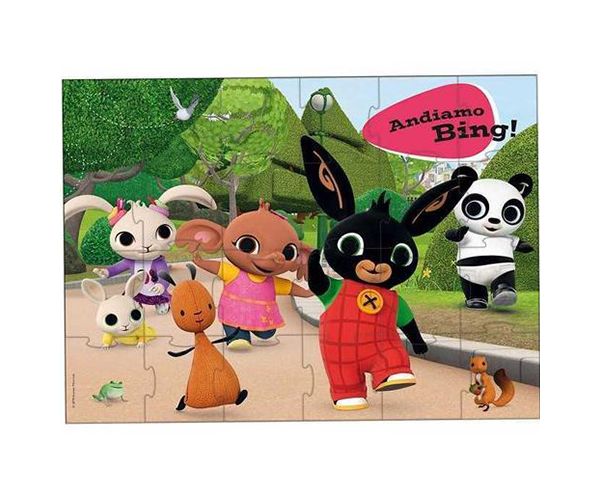 Bing: Gyerünk Bing! óriás padló puzzle 24db-os