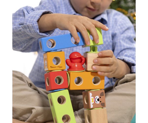 Blockables: Városi fa építőjáték - Melissa & Doug