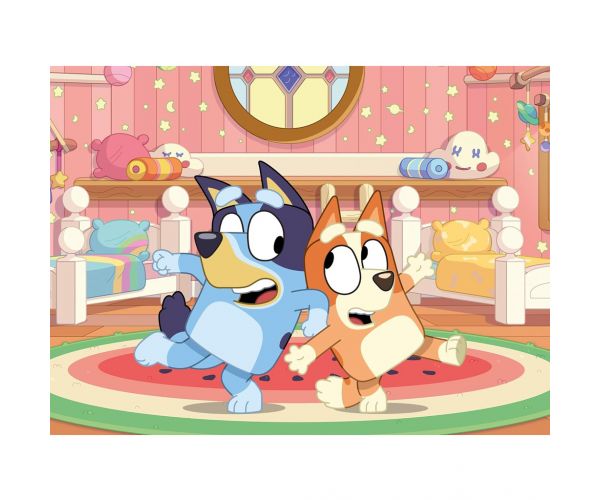 Bluey 2 az 1-ben 24db-os Eco mini puzzle és színező 35x25cm - Lisciani