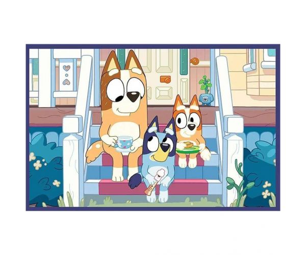Bluey 2x24db-os puzzle - Trefl