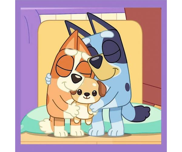 Bluey 3 az 1-ben 20-36-50db-os puzzle - Trefl