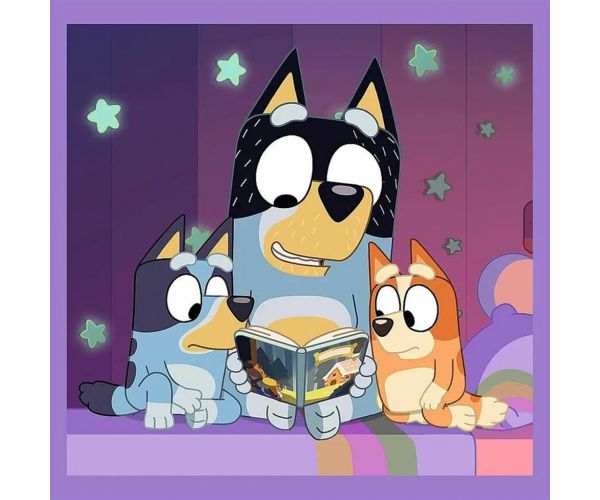 Bluey 3 az 1-ben 20-36-50db-os puzzle - Trefl