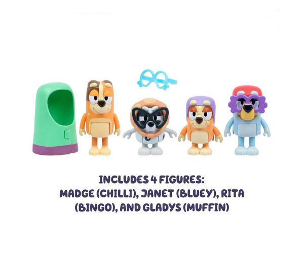 Bluey: Nagymamák 4db-os játékszett