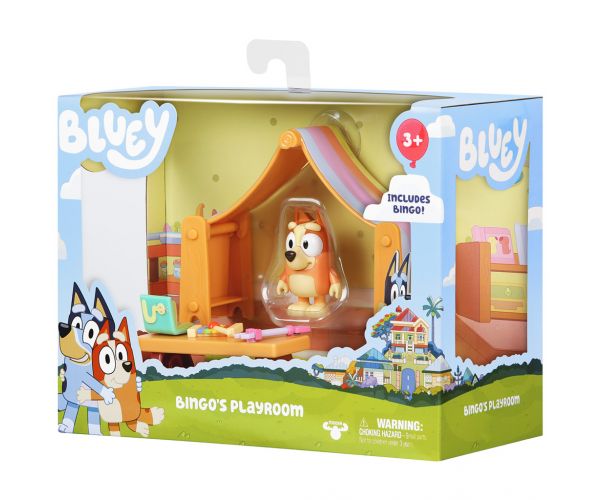Bluey: Bingo mini játszószobája játékfigura szett