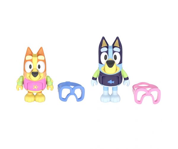 Bluey: Bluey és Chilli medence party játékfigura szett