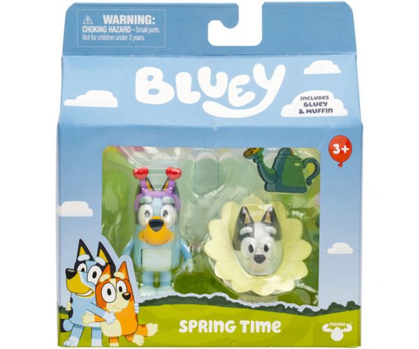 Bluey: Dupla karakter figura csomag - Tavasz