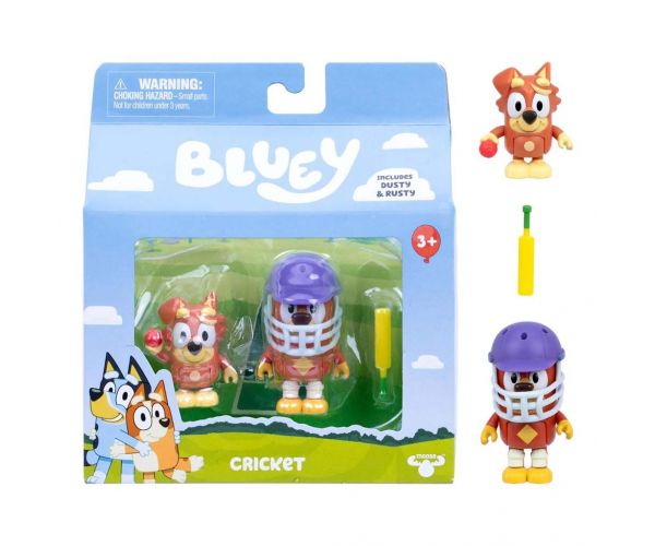 Bluey: Dupla figura csomag - Krikett