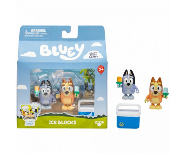 Bluey: Dupla karakter figura csomag - Jégkrém