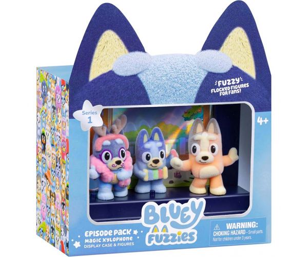 Bluey Fuzzies Epizód 3db-os szett - Mágikus xilofon