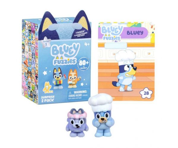 Bluey Fuzzies meglepetés csomag 2db figurával
