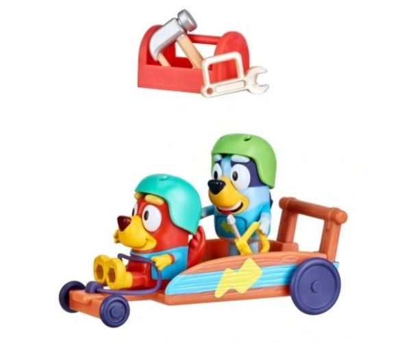 Bluey Gokart szett 2db figuráva