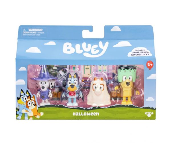 Bluey: Halloween 4db-os figura szett