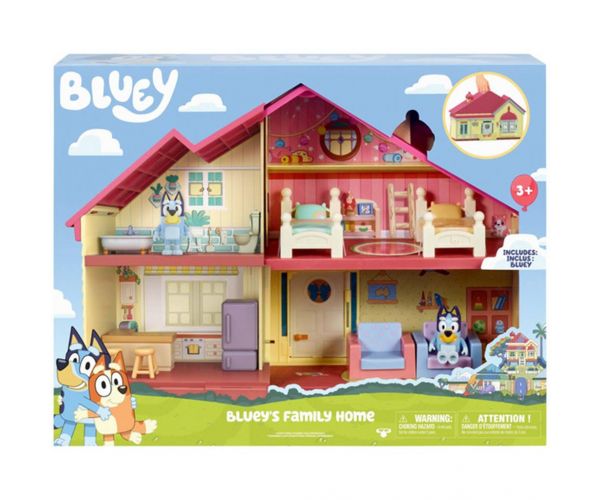 Bluey: Családi ház játékszett Bluey figurával