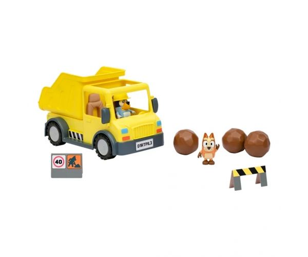 Bluey: Billenőplatós teherautó játékszett figurákkal