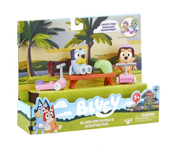 Bluey: Bluey és Bingo roller móka figura szett