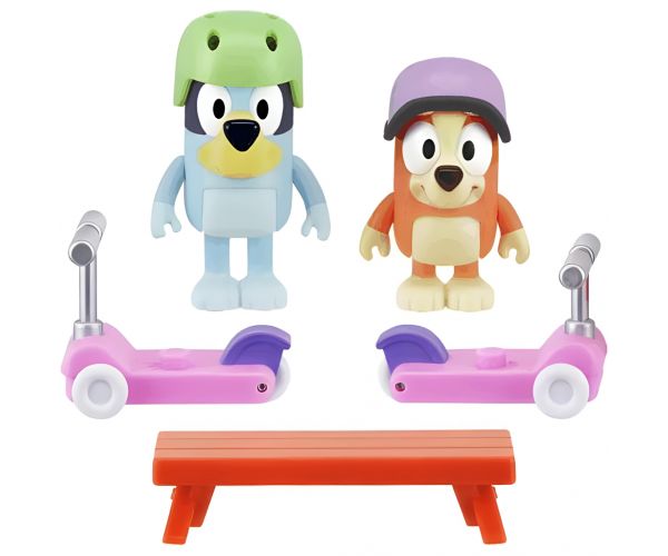 Bluey: Bluey és Bingo roller móka figura szett