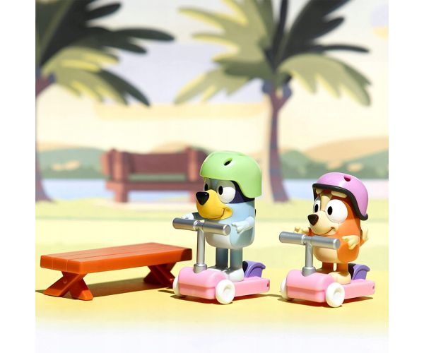Bluey: Bluey és Bingo roller móka figura szett