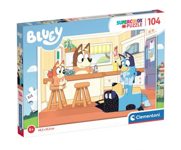 Bluey és családja 104db-os puzzle - Clementoni