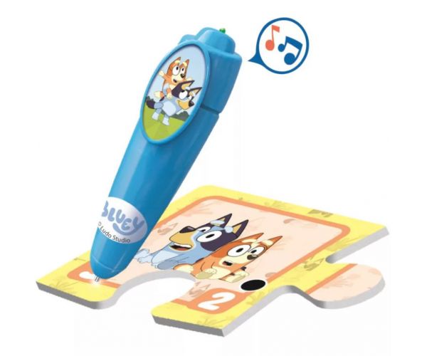 Bluey és barátai interaktív 24db-os padló puzzle - Clementoni