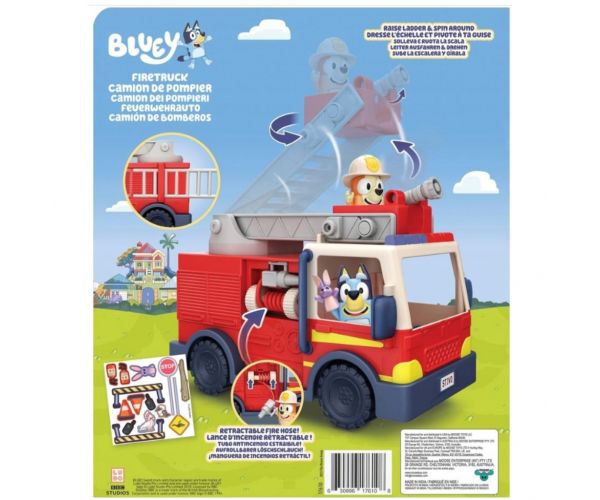 Bluey tűzoltó autó játékszett