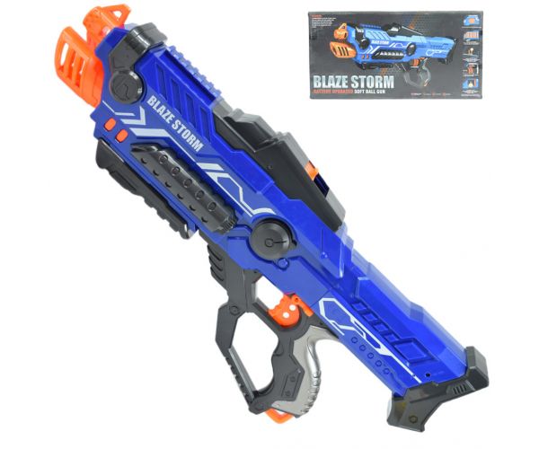 Blaze Storm: Óriás elektromos szivacslövő fegyver töltényekkel 55x23cm