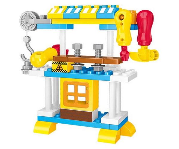 Blocks Barkácsasztal építőjáték szett 50db-os