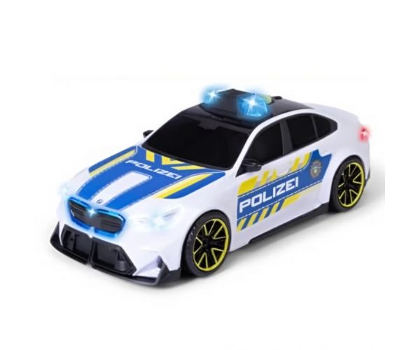 BMW M5 Police kisautó fénnyel és hanggal 25cm - Dickie Toys