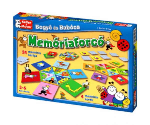 Bogyó és Babóca Memóriaforgó társasjáték