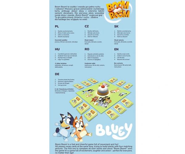 Boom Boom Bluey társasjáték - Trefl