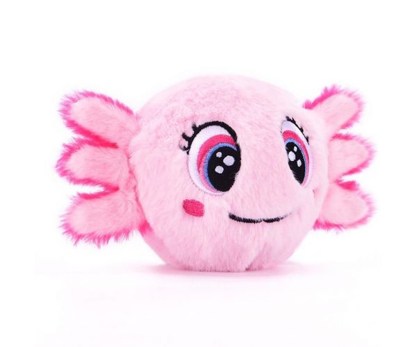 Bouncibles: Pattogó plüss labda - Bubbles, a rózsaszín axolotl