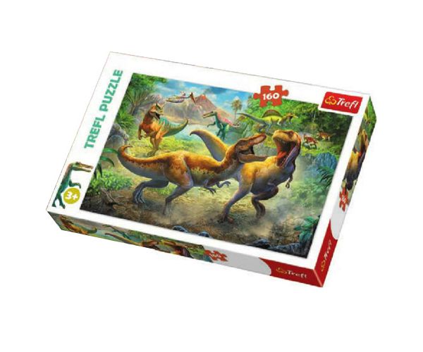 Harcoló Tyrannosauruszok 160db-os puzzle - Trefl