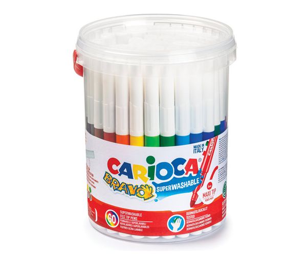Bravo lemosható filctoll szett 60db-os  - Carioca