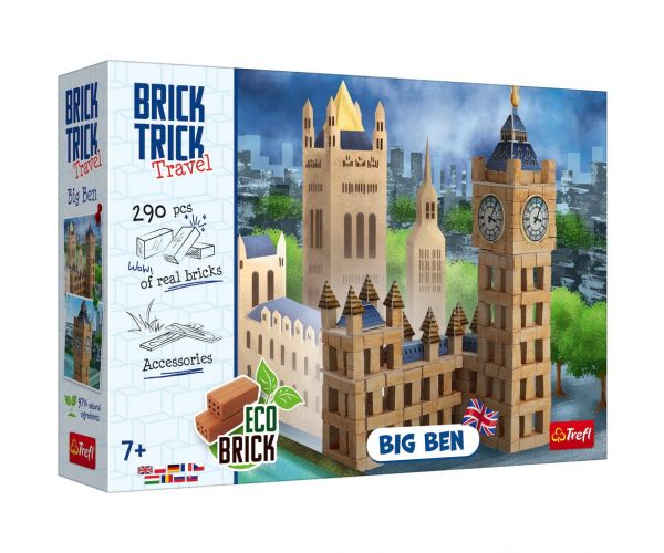 Brick Trick téglából építünk: Big Ben 290 darabos építőjáték - Trefl