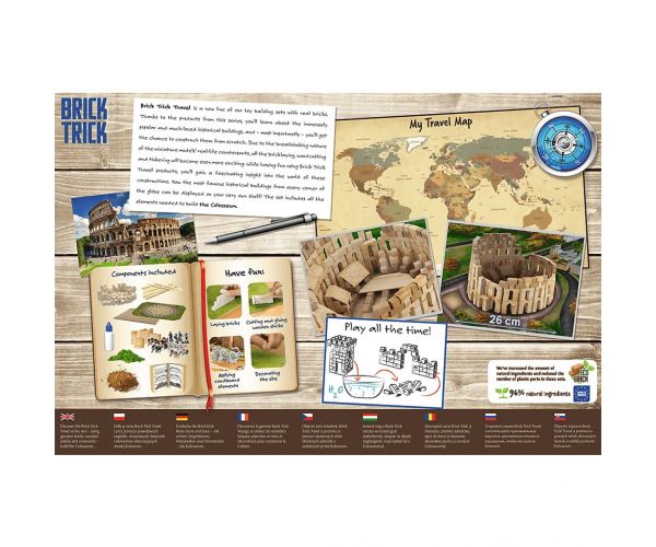 Brick Trick téglából építünk: Colosseum 450 darabos építőjáték - Trefl