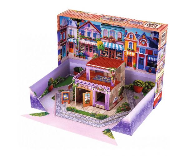 Brick Trick téglából építünk: My City Kávézó 50 darabos építőjáték - Trefl