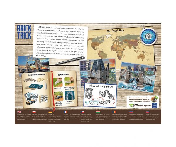 Brick Trick téglából építünk: Tower Bridge 290 darabos építőjáték - Trefl