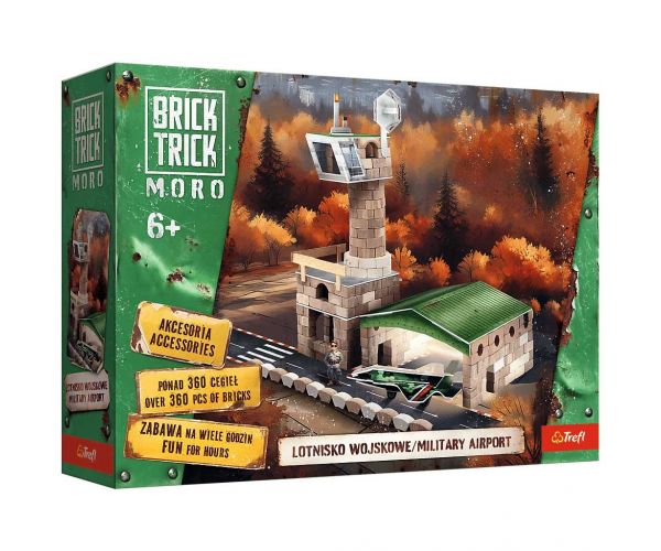 Brick Trick téglából építünk: Katonai repülőtér 360 darabos építőjáték - Trefl