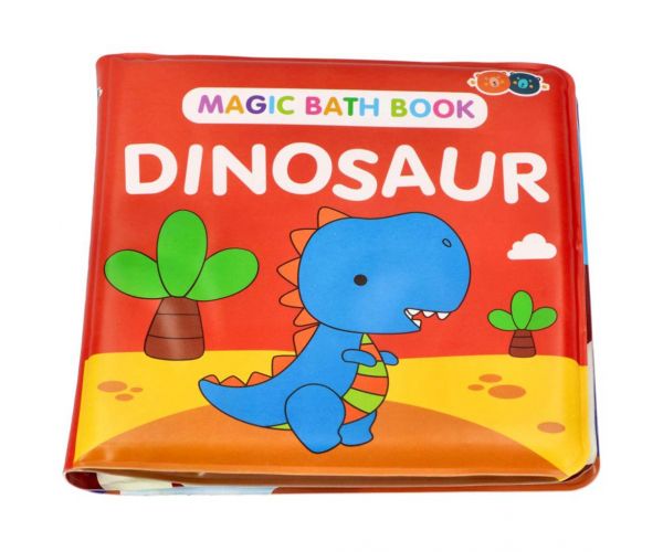 Buddy&Barney Fürdőjáték: Színváltós dinoszauruszos fürdőkönyv