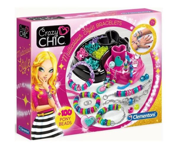 Crazy Chic Multicolour Style set na výrobu náramkov - Clementoni