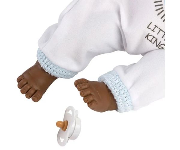 Llorens: Cuqui plačúca afroamerická bábika chlapca 30cm