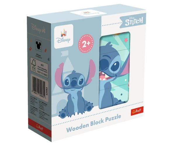 Stitch 9-dielna kocková skladačka - Trefl
