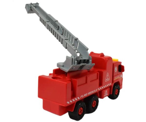 Fire Engine: Hasičské auto so žeriavom, náradím a zvukom 20cm