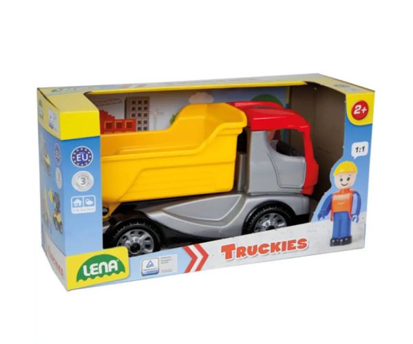 LENA: Truckies sklápač s figúrkou 22 cm