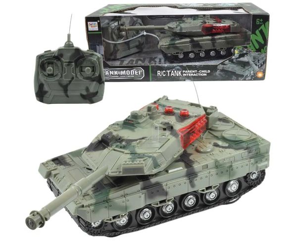 M1 Abrams tank so svetelnými a zvukovými efektmi na diaľkové ovládanie 1/32  22cm