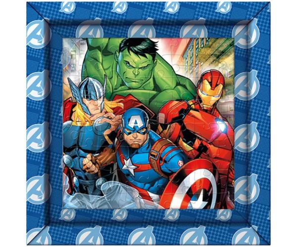 Marvel Avengers 60 ks puzzle s rámom - Clementoni