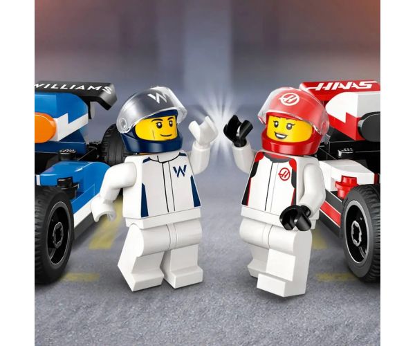 LEGO® City: F1®-ové preteky Williams Racing a Haas F1® autá (60464)