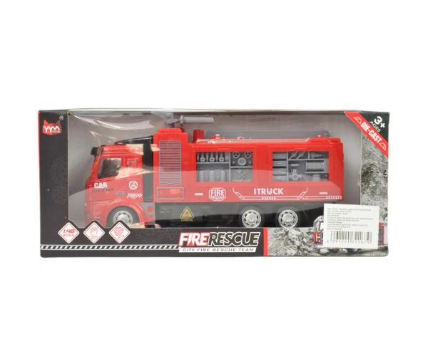 Fire Rescue: Hasičské auto so zotrvačníkom a vodným delom 19cm